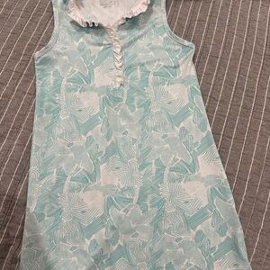 Charming Kids Dress in Mint and White